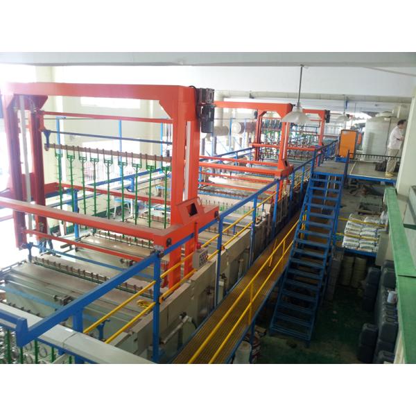 Chrome Rack Automatic Metal Electroplating Line For Zinc Barrel Plating Plant