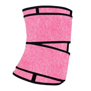 Snow Pink 2XS Neoprene Waist Trainer Double Velcro Waist Cincher