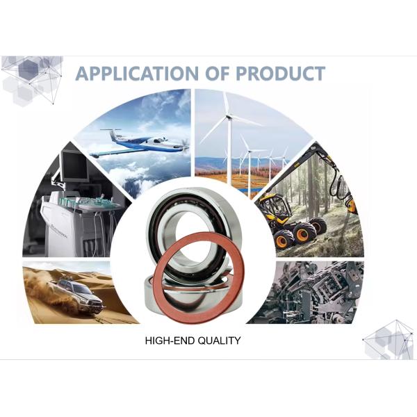 7216A Angular Contact Ball Bearing High Precision Bearing Size 80x140x26 Mm