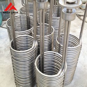 Mechanical Annealed Titanium Cooling Coil For Heat Exchanger