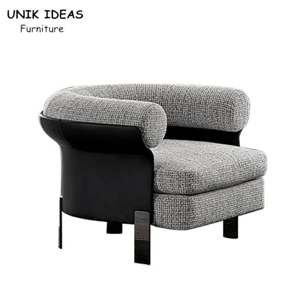 Buy Office One Single Seater Armchair Couch Modern Fabric Lounge Leisure 20KG at wholesale prices