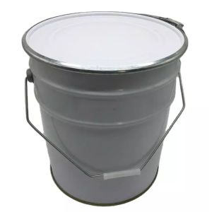 UN 0.43mm Thickness Paint Pail Bucket With Iron Hoop Lid