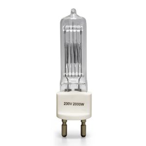 230v 2000 Watt Quartz Light Bulb G22 Lamp Base