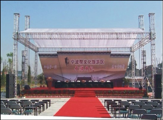 Buy Wholesale Outdoor Performance Aluminum Truss system With Roof at wholesale prices