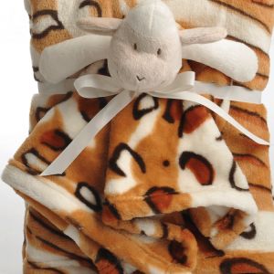 Lovey Fleece Security Blanket Unisex Snuggle Baby Plush Security Blanket