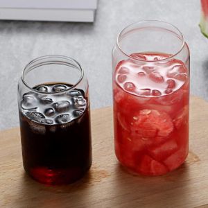 Borosilicate Clear Milktea Coffee 16oz Beer Mugs Transparent