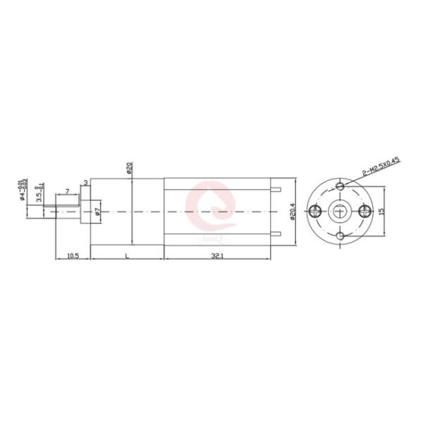 JQM-22RP180 12V 30rpm DC Reducer Gear Motor for Communication Base Station