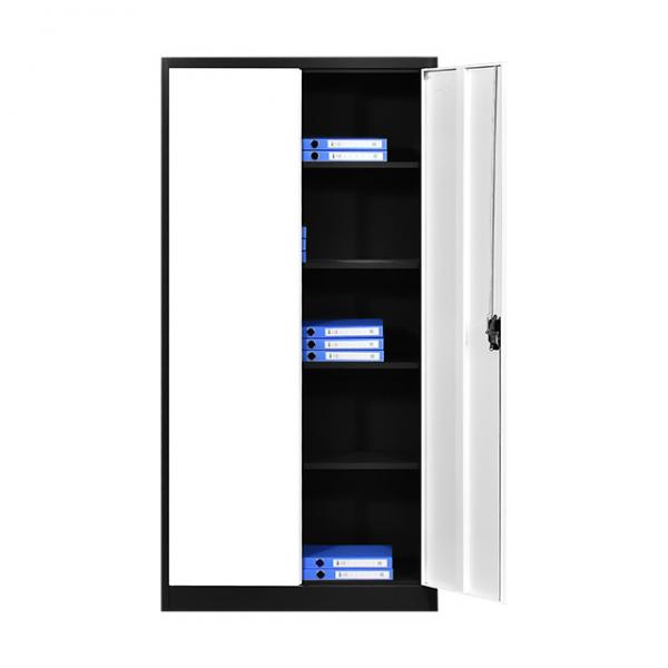 Buy Swing 2 Door Metal File Cabinets 4 Adjustable Shelves at wholesale prices