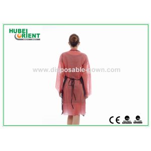 Antibacterial 40gsm Polypropylene Nonwoven Single Use Apron
