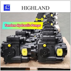 Variable Displacement Axial Piston Tandem Hydraulic Pumps 110cc/R+110cc/R