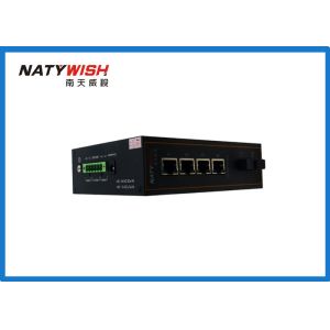 Aluminum Material Industrial Ethernet Switch , Lightweight 5 Port Ethernet
