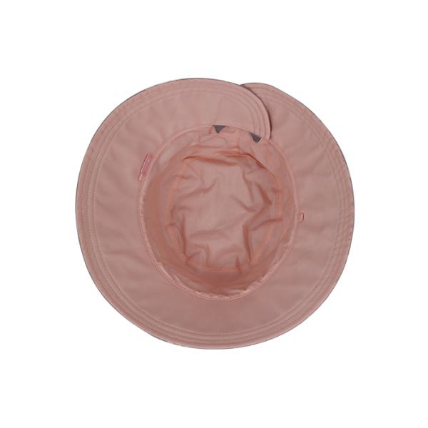 Customized printing pink sun block sunshade adult female bucket hat