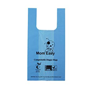 Tie handle diaper sacks