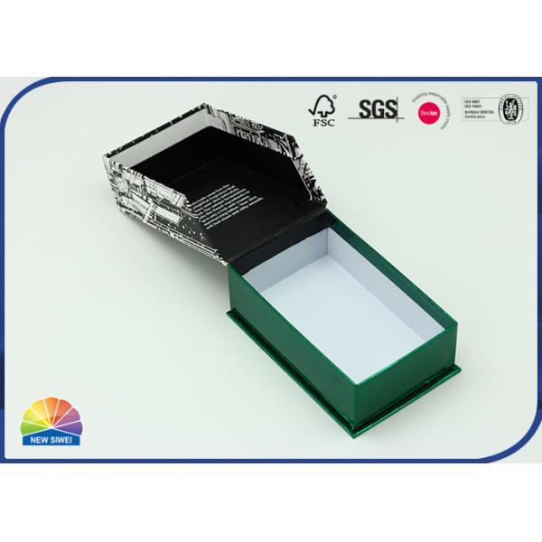 Buy Reusable Present Package Box Custom Printed Hinged Lid Paper Box at wholesale prices