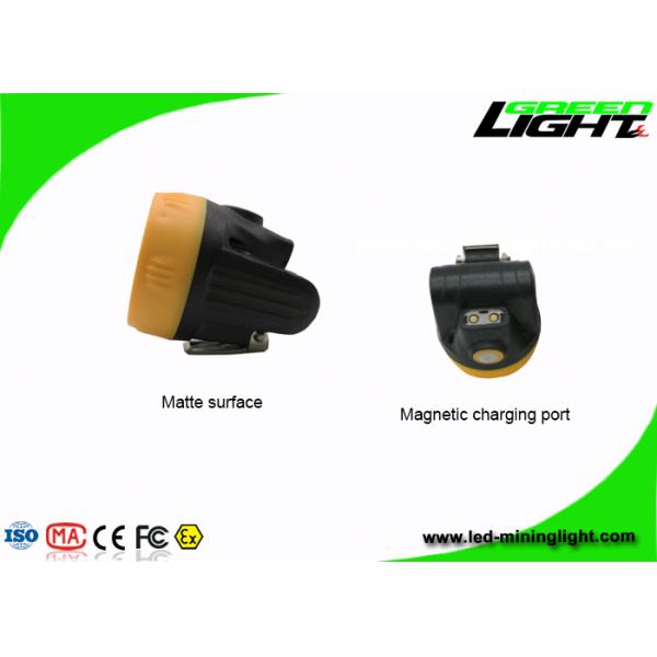 143lum Cordless Cap Lamp Matte Surface IP68 Waterproof For Underground Mining Jobs
