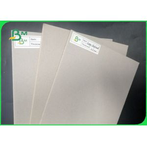 100% Recycled Pulp Good Stiffness 1.5 / 1.35 / 2.0mm Grey Chipboard For Packing