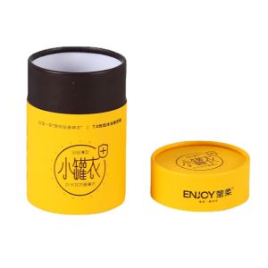 China 157gsm Paper Cylindrical Gift Box With Lid CMYK Printing on sale