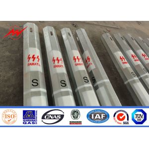 Hot Dip 11m 12m 15m Galvanized Tapered Monopole Tower