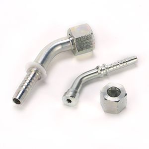 Custom High Pressure Hydraulic Fluid Hose Straight Elbow Pipe Fittings