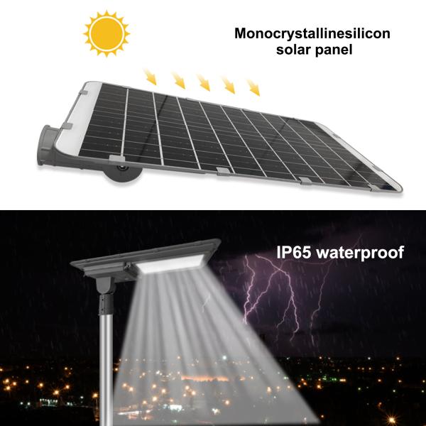 Intergrated Lamp LED Solar Street Lights Outdoor 100w Motion Sensor