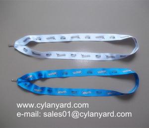 Quality V shape sublimation ribbon for medal, V sublimated lanyard to medals for sale