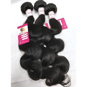 No Shedding 100% Brazilian Virgin Hair Body Wave With 13x4 Frontal