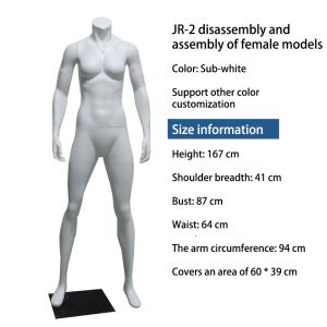 Wholesale Full Body Articulate White Muscle Male Mannequin