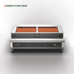 Factory Direct 500C Commercial Grill CE ISO9001 Certified Independent Zones Easy