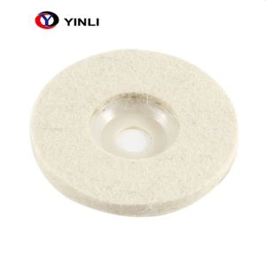 China 12mm Thickness Abrasive Wool Felt Wheel For Metal Non-Metal on sale
