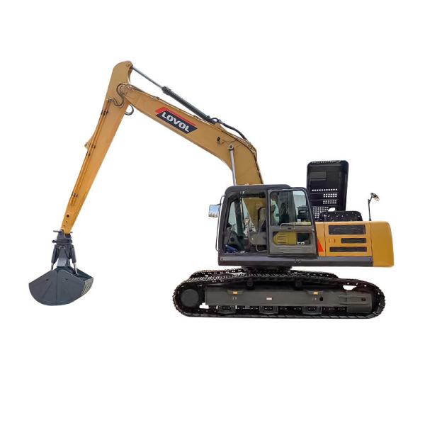 Cargoes Minerals Port Machinery Hydraulic Rotary Excavator With Shell Type Bucket 520t/H