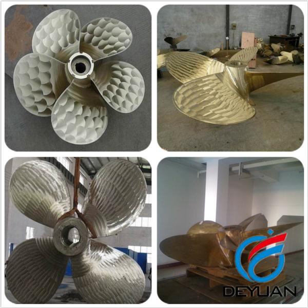 Bronze Alloy Marine Propulsion Diesel Engines , 0.5m Diameter Ship Propulsion