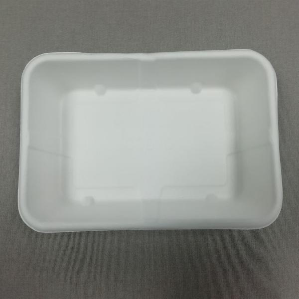 350ml Compostable Fiber Pulp Lunch Tray Elegant Disposable Dinner Platter Heavy-Duty Quality Food Tray