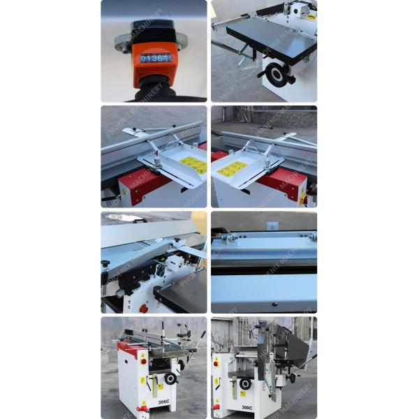290 KG 300C Woodworking Planer Multi Function Combination Woodworking Machine With 3 Functions