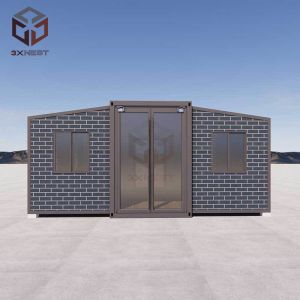 2200mm W Foldable Tiny House Container Mobile Home Hurricane Proof