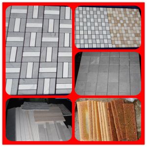 Single Shaft Full Automatic Continuous Mosaic Marble Tiles Cutting Machine