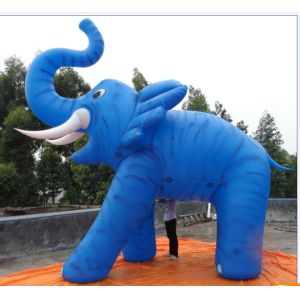Quality customized giant advertising lighting inflatable elephant balloon for sale