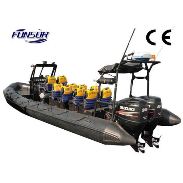 Buy Open Work 9m Fiberglass Hard Bottom Inflatable Boats With Double SUZUKI RIB900 at wholesale prices