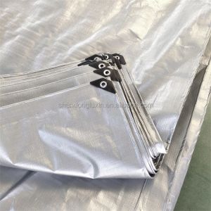 PE Coating Woven Fabrics Roofing Flame Retardant Tarps Tent Plastic Tarpaulin