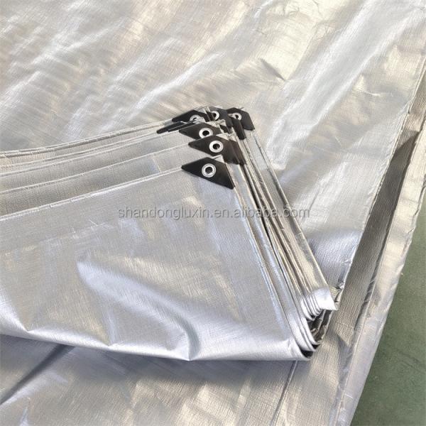 PE Coating Woven Fabrics Roofing Flame Retardant Tarps Tent Plastic Tarpaulin