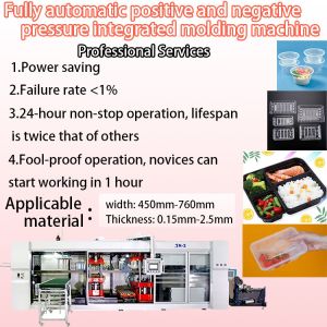 Positive and Negative Pressure Integrated Molding Machine for Plastic Thermoform