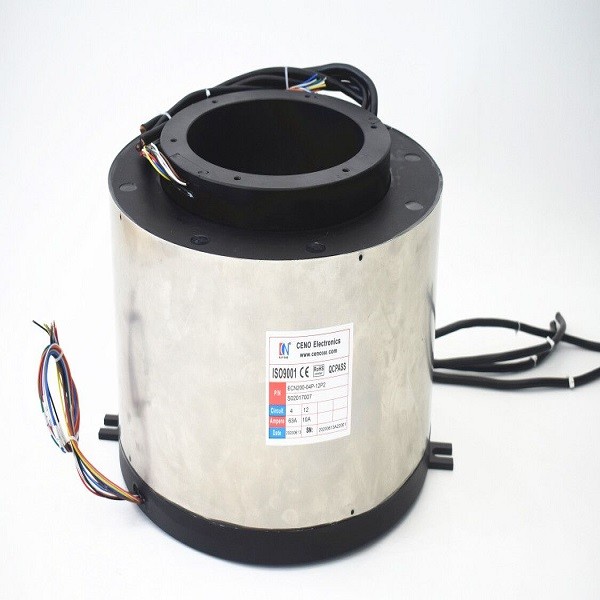 Buy Stainless Steel Housing 200mm Through Hole IP65 Slip Ring at wholesale prices