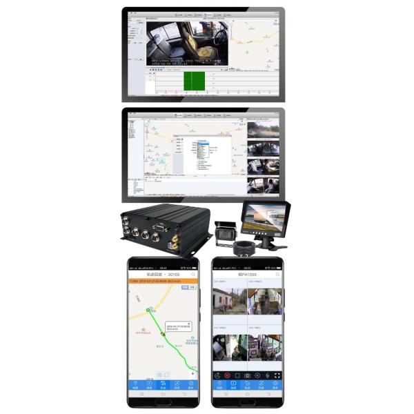 Car Storage Card AHD 1080P 4CH Hard Drive Mobile DVR High Definition Video Monitor