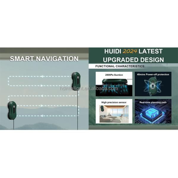 Home Appliance Robot Cleaner Window 24V 2800Pa Cleaning Robot For High Rise Buildings