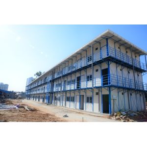 Fast Industrial Sandwich Panel Dormitory Layout with Professional Architect