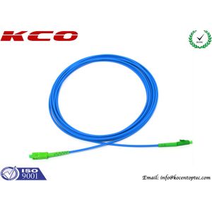 Rodent-resistant SM cable SC/APC to LC/APC sinplex armored optical fiber patch