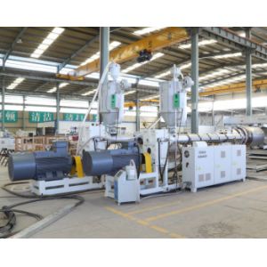 Single Screw Double Wall Corrugated Drain Sewage Pipe Making Machine