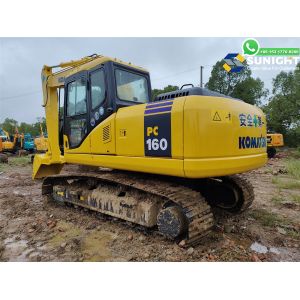 China 16 Tons Used Komatsu 160 Excavator Crawler Excavator PC160-7 on sale