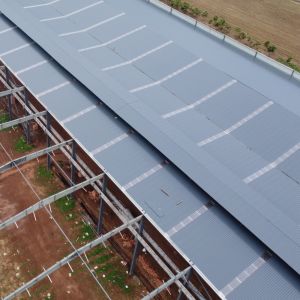 Hot Rolled Q345B Steel Structure Warehouse with 50-Year Lifespan