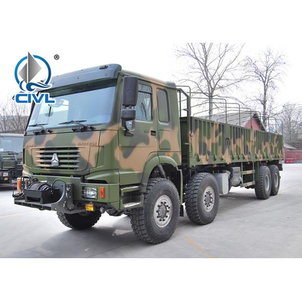 Hot Sale SINOTRUK HOWO 8x8 AWD Cargo Truck engine 450hp euro II