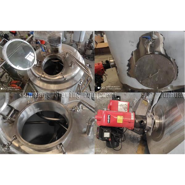 Micro 7 Bbl Brewing System HLT Fire Direct Heating Sus 304 Beer Fermenter